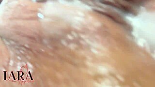 brazilian slut flashes her tight ass begging for deep anal creampie pounding