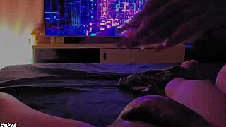 madrasta gives handjob massage to massive orgasm long nails