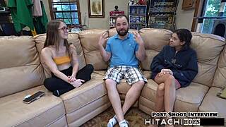 Blonde mira monroe fingers hairy pussy and toys to orgasm while waiting!