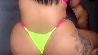 Big-Ass Brazilian Brunette Delivers Brazil's Hottest Cowgirl Ride