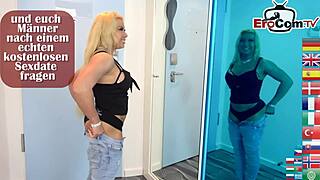 German Student Seduces Teacher for Office Sex Roleplay