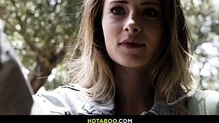 kyler quinn joins charlie's outdoor teen harem blowjobs