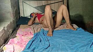 Desi aunty's village country sex tempts with romantic indian passion