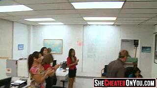 51 fierce milf spots cheating slut at nightclub orgy party