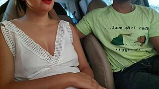 best friend gf takes big cock anal deep in car pov