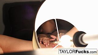 taylor vixen masturbates solo in hotel room