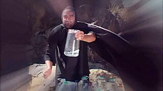 a depraved slut hallucinates ass fucking in the desert craving cum