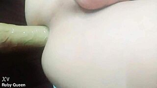 Hot ladyboy ruby queen anal toy masturbation shemale solo dildo