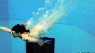 kristy flaunts big boobs in swimming pool
