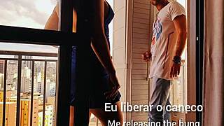boss calls for balcony cabinet fix but craves hard ass pounding fuck