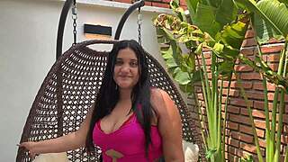 Colombian BBW Squirts Hard on Best Friend's Thick Cock