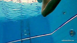 kristy flaunts big boobs in swimming pool