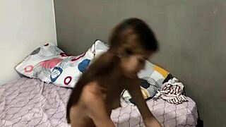 Love how sexy my stepsis sucks cock with that spit shine