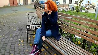 petite russian teen hottie sucks cock deep then rides it hard to orgasm