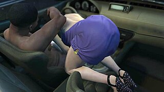 franklin calls up a hot hooker for car fun 🚗💋