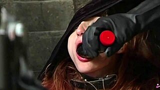 dominant master chains milf for banana cock play and spit 😈🍌