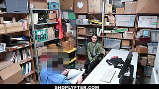jade noir the asian cutie caught red-handed stealing from the shop