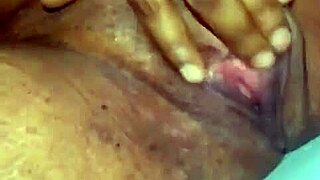 her soaked pussy spreads wide with that huge throbbing clit