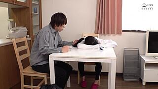 Intriguing Japanese Bedroom Encounter With Curvy Beauty