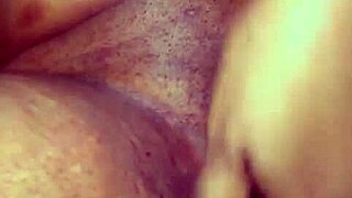 her soaked pussy spreads wide with that huge throbbing clit