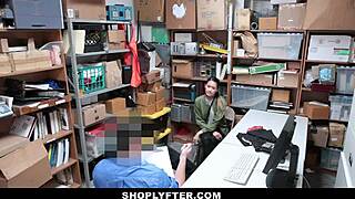 jade noir the asian cutie caught red-handed stealing from the shop