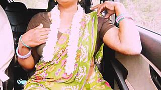 indian aunty bangs english guy on long drive with hot telugu dirty talk 😘🔥