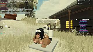 yo, ebony nun bent over for deepthroat doggystyle assfuck