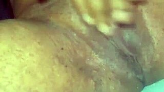 her soaked pussy spreads wide with that huge throbbing clit
