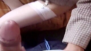 newlywed bride gives sloppy first blowjobs to hubby's friends 😈 real cuckold fun
