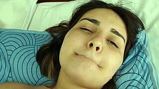 pregnant belly fetish babe hunts horny bull for breeding fun