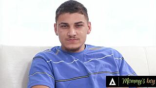 caring milf alexis malone oils up student for sloppy nuru massage fuck