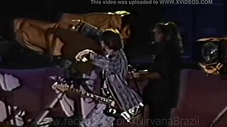 kurt cobain spits at globo cameras hollywood rock
