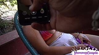 Magic Milf's Homemade Cumshot Collection Dripping Jizz All Over Her Nice Big Tits