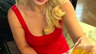 Catching Blonde Beauty Vera Jarw Deepthroat Blowbang Tease In Budapest
