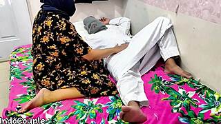 Indonesian Wife Rides Hubby Raw for Deep Creampie Luck