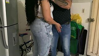 Rescued curvy Venezuelan big ass babe for huge cock anal pounding