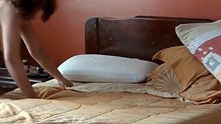 Stepson's Hands on My Huge Ass Lead to Intense Creampie Fuck