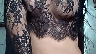 Tight 18yo teen's perfect tits and pussy accidentally sent to teacher