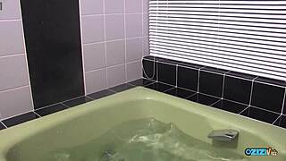 shower milf toyed fingered then creampied deep inside