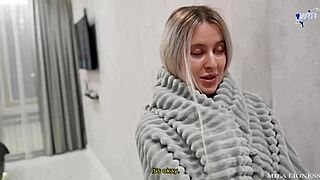hot blonde tricks vacation fling into wild casual pounding session
