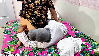 Indonesian Wife Rides Hubby Raw for Deep Creampie Luck