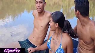tigresa vip takes two monster cocks deep in her tight ass