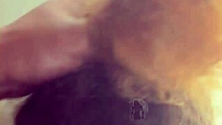 lightskin ebony slut blows by window 💦 cum facial 😈