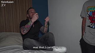 Two monster cocks stretch my tight latina teen vagina wide