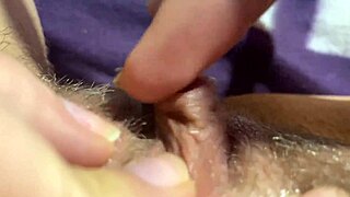 check out this huge clit jerking to extreme orgasm closeup