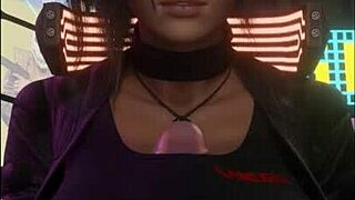lara croft's massive tits crush cock in epic titty fuck