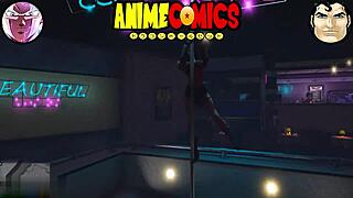 Wonder Woman prostitute delivers raw comic fuck