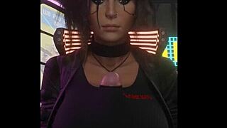 lara croft's massive tits crush cock in epic titty fuck