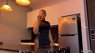 cheating wife no panties all evening hard fuck all holes part 1