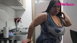 Riderqueen uncensored Latina milf sex explosion